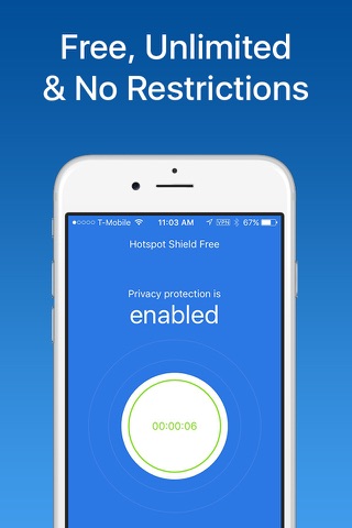 Hotspot Shield Free Unlimited VPN Proxy - Basic screenshot 2