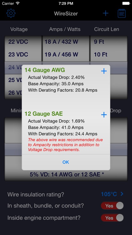 WireSizer - DC Voltage Drop Calculator screenshot-4