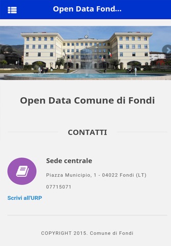 OpenData Fondi screenshot 2