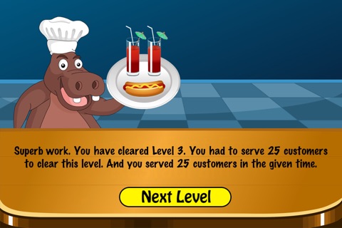 Hippo's Fast Food Restaurant - Free Game For Kids screenshot 3