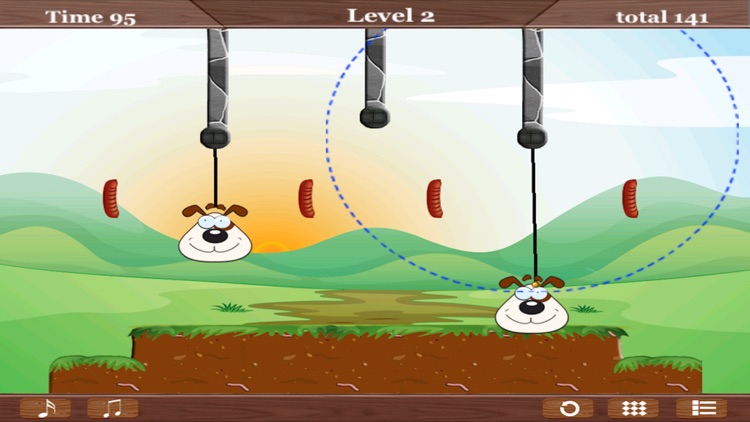 Rope and Sausage Challenge- Feed the Hungry Baby Puppy screenshot-3