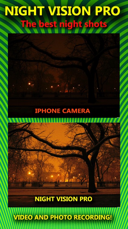 Night Vision True HDR - See In The Dark (NightVision Real In Low Light Mode) Green Goggles Binoculars with Camera Zoom Magnify (Video, Photo) and Private / Secret Folder Pro screenshot-4