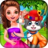 kitty Cat beauty and care salon - Crazy Pets salon animal games for babies