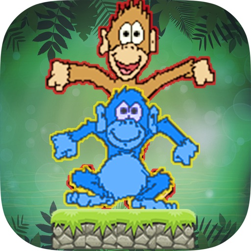 Monkey Jungle Jumper Icon