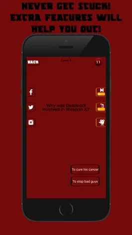 Game screenshot TRIVIAPOOL - Quiz Game for the real Deadpool fan hack