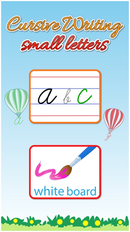 Cursive Writing Small letters : Kids learn to write lowercase alphabets and shapes