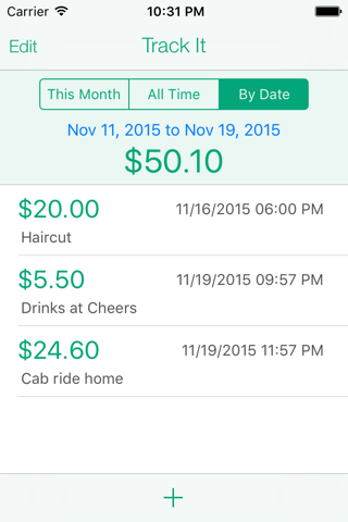 Track It - Track Your Spending screenshot 3