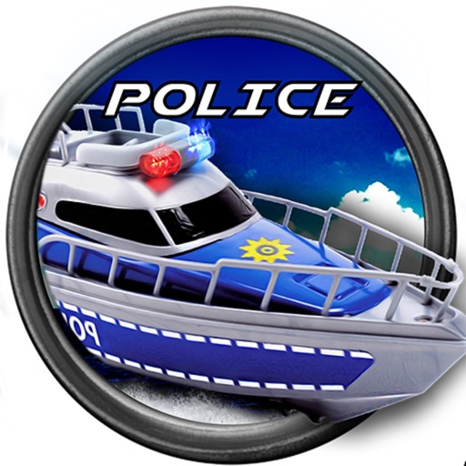 Emergency Police Boat Drive 3D Icon