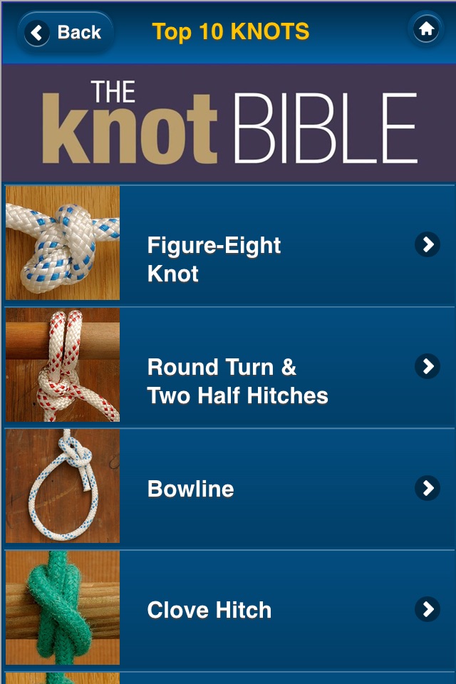 Knot Bible - the 50 best boating knots screenshot 2