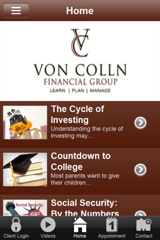 Von Colln Financial Group screenshot 2