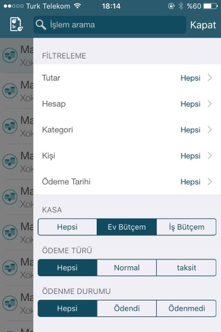 Benim Bütçem screenshot 2