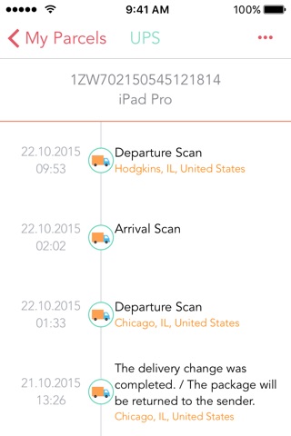 Find My Parcels screenshot 2