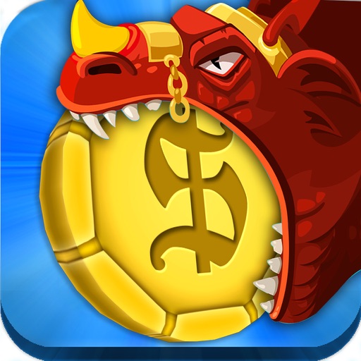 Dragon King Golden Coins Pusher - Real Coin Dozer Silver Casino