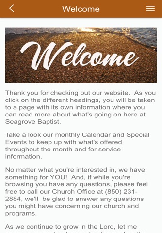 Seagrove Baptist Church screenshot 4