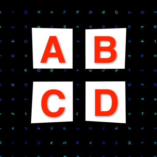 Alphabet Glue - Link similar alphabets on the board iOS App
