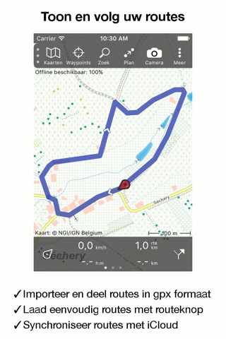 Topo GPS Belgium screenshot 3