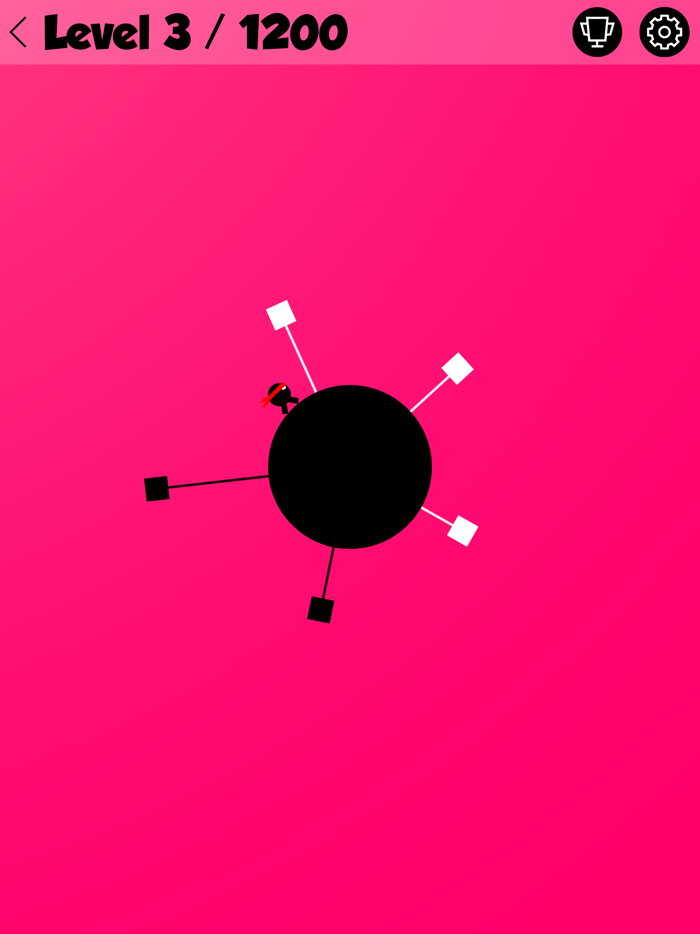 Ninja HeroDont Touch The Black Tile