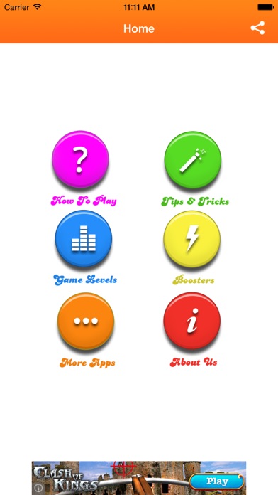 GUIDE BOOK FOR CANDY CRUSH 1.2 IOS