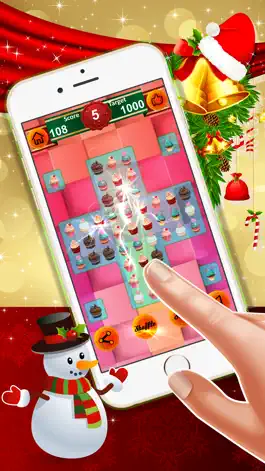 Game screenshot Yummy Cupcake Blitz : - A delicious match 3 game for Christmas apk