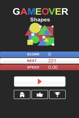 Shapes - Endless Arcade Game - Don't match the colors screenshot 2