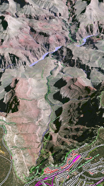Scenic Map Grand Canyon screenshot-0