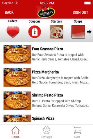 Isabella’s Pizzeria screenshot 3