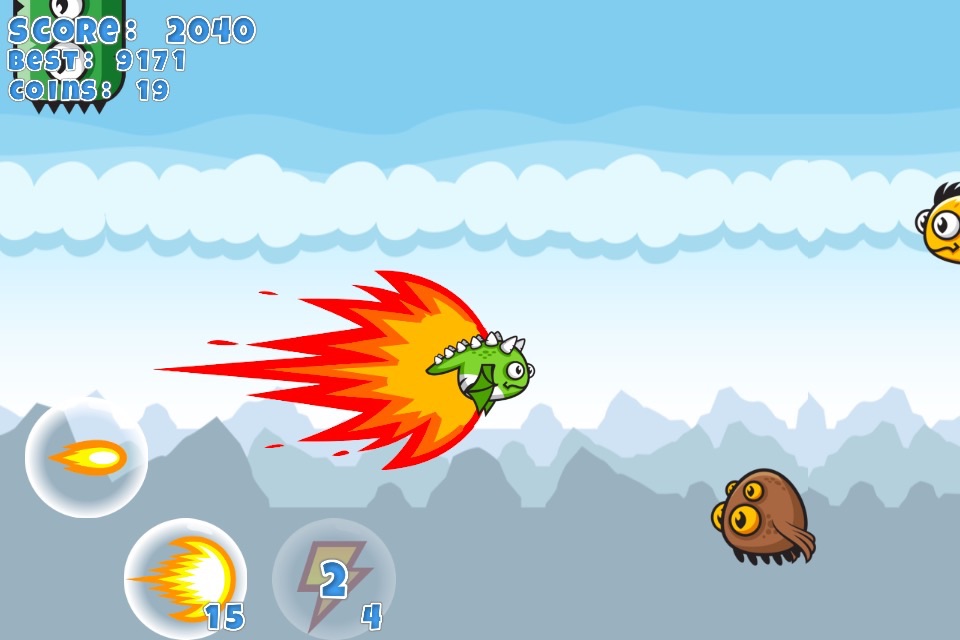 Flappy Clumsy Dragon screenshot 3