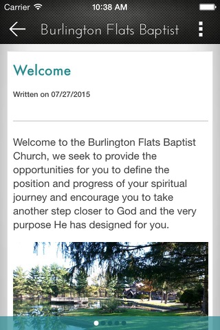 Burlington Flats Baptist Church screenshot 2