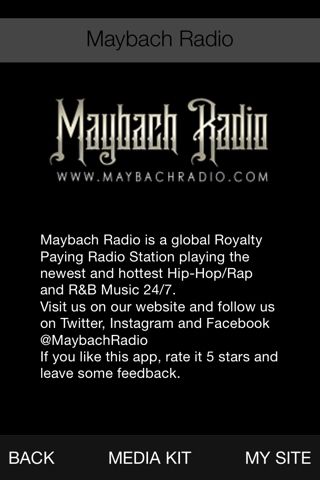Maybach Radio screenshot 3
