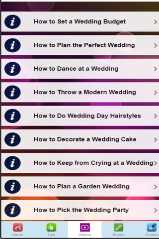 Wedding Tips - Learn to Plan Your Perfect Wedding screenshot 4