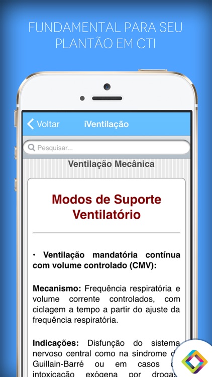 iVentilação : Guia de ventilação mecânica