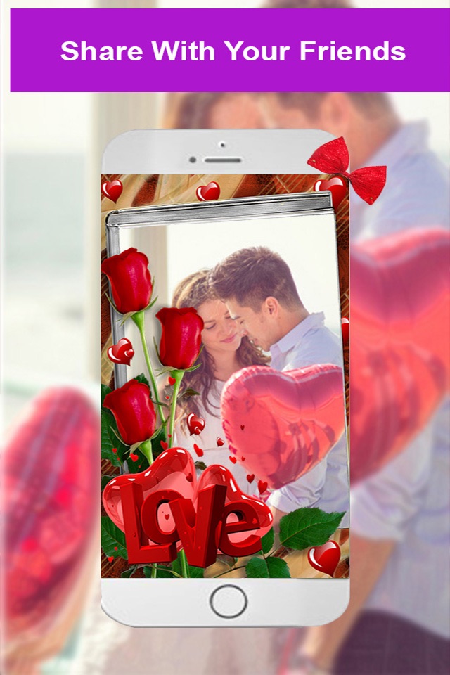 Valentine Stickers Box - Lovely Photo Editor with Customize Tattoos Frames screenshot 2