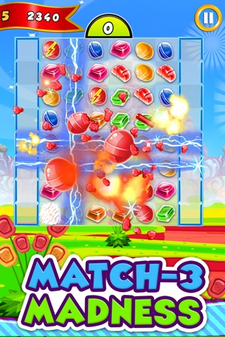 Candy World - sweetest star and match-3 angry juice heroes swap free screenshot 2