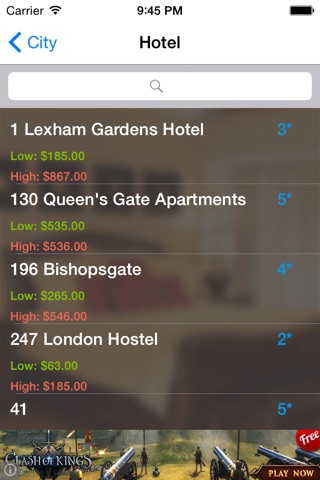 Hotel Price United Kingdom screenshot 3