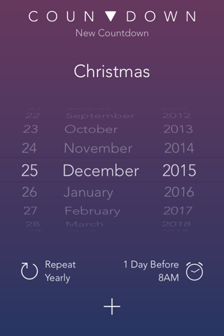 Countdown - Never overlook your dates again screenshot 2