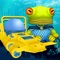 Dash For Splash Frog Racer - FREE - 3D Submarine Underwater Reef Diver