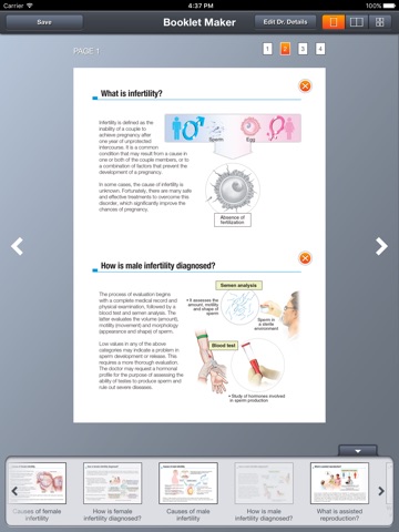 Booklet Maker Infertility screenshot 4