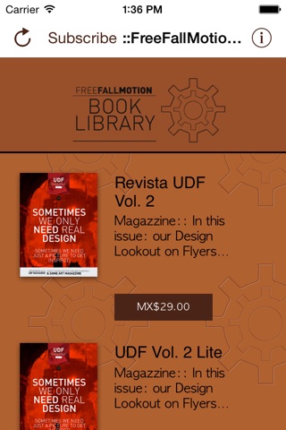 FreeFallMotion Book Library screenshot 3