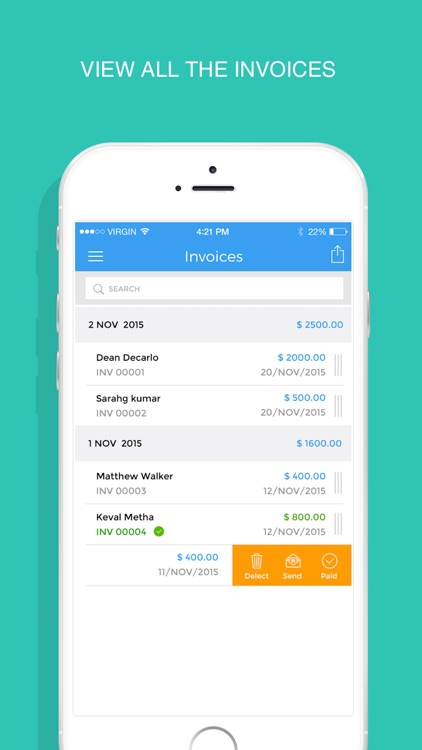 InvoiceMaker - Simple invoice maker to send PDF invoices & estimates for free screenshot-3