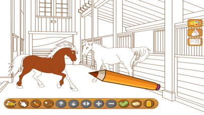 How to cancel & delete Coloringbook Horses  – Color, design and play with your own little horse and pony from iphone & ipad 2