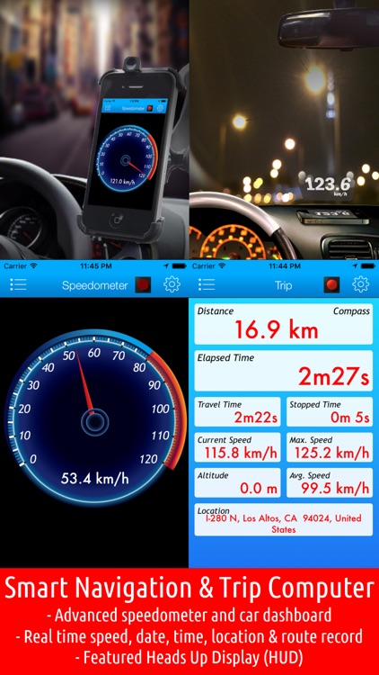 Smart Speed Tracker - GPS Speedometer, HUD and Trip Computer