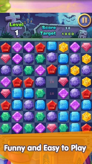 Puzzle Jewels Swipe or Switch