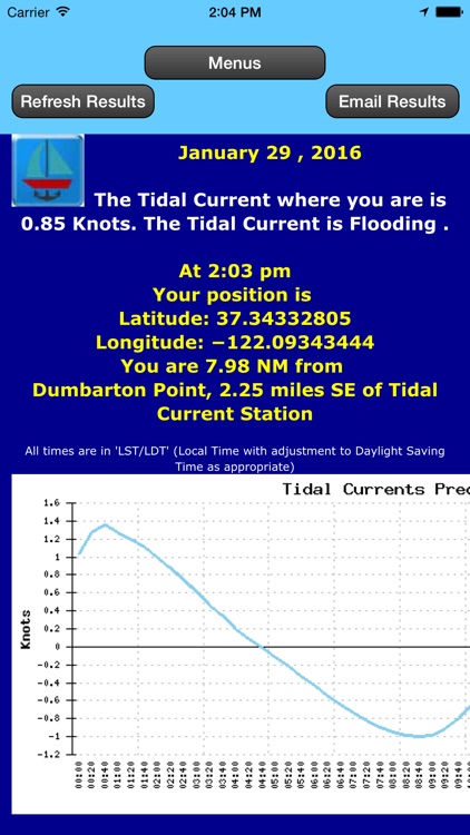 Gulf Coast Trip Planner using Tidal Currents + Tides screenshot-3