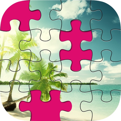 Beach Jigsaw Pro - World Of Brain Teasers Puzzles Icon
