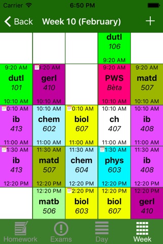 HomeWork & Timetable App screenshot 2