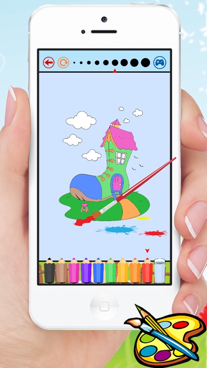 Dream House Coloring Book - Home Drawing for Kid free Games screenshot-4
