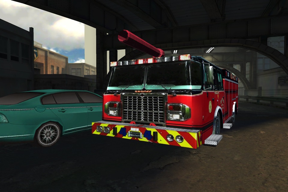 3D FireTruck Racing - eXtreme Emergency Race Trucks screenshot 4
