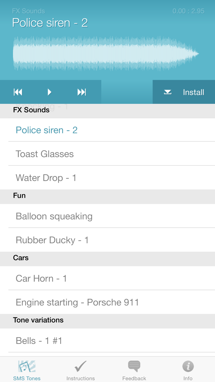 SMS Ringones for iPhone Free