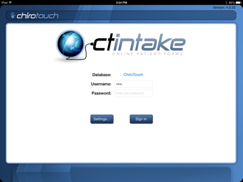 CT Intake Mobile 6.4 screenshot 2