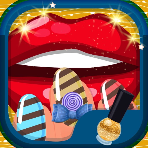 Cute Monster Nail Girl icon